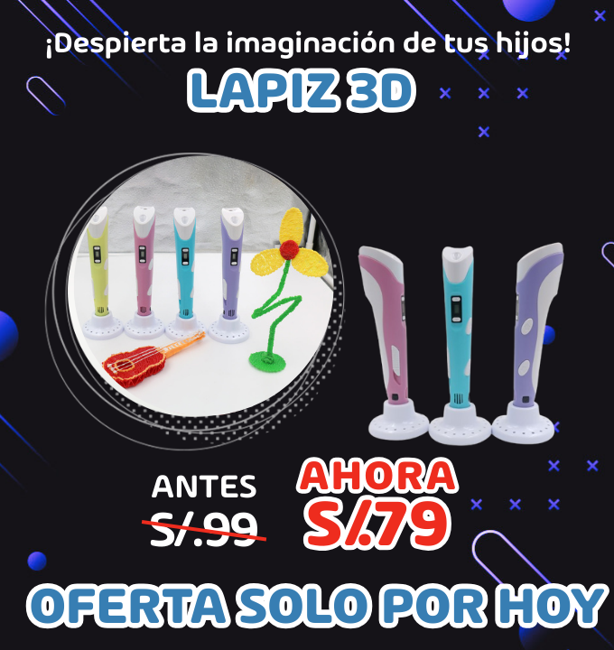 LAPIZ 3D PARA NIÑOS Y ADOLESCENTES